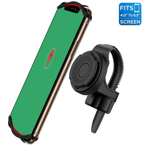 VUP® Detachable Bike Mount Phone Holder Universal Bicycle for iPhone Samsung - Picture 2 of 10