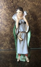 Greenbrier Porcelain 10" Shepherd Nativity Figurine Metallic Color