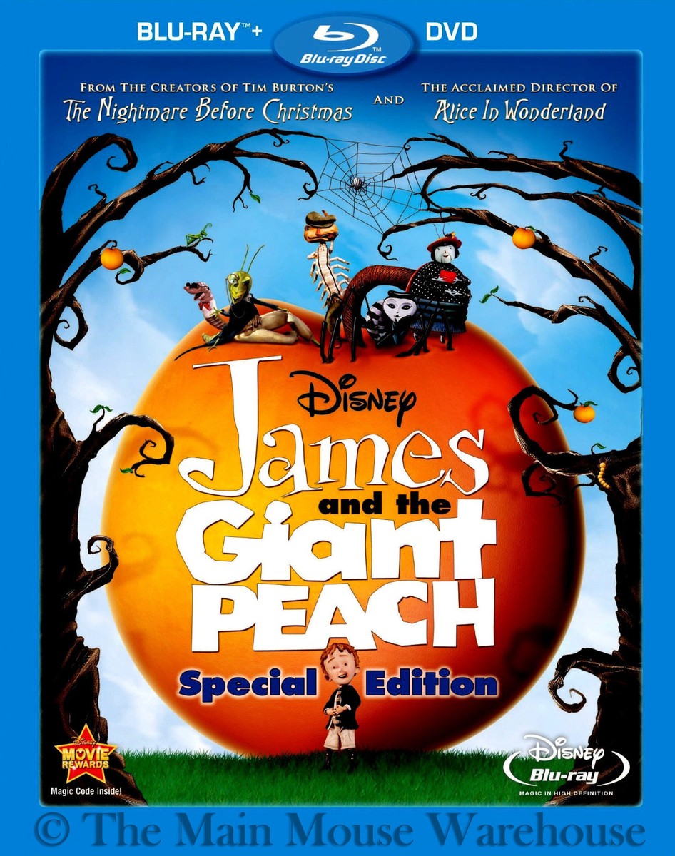 Disney Stop-Motion Animation Roald Dahl James and the Giant Peach