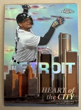 2022 Topps Chrome MIGUEL CABRERA Heart of the City #HOC-2 DETROIT TIGERS