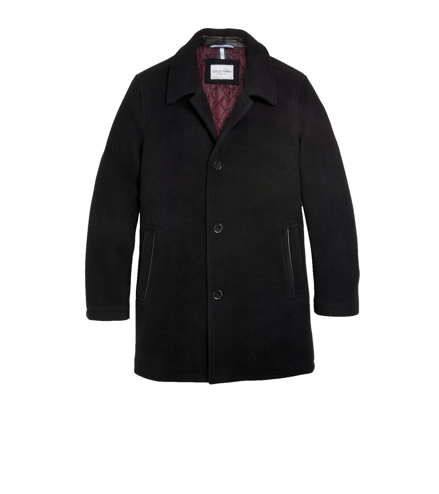 Abrigos Sólido Abrigo Cole Haan, chaquetas y chalecos para hombres