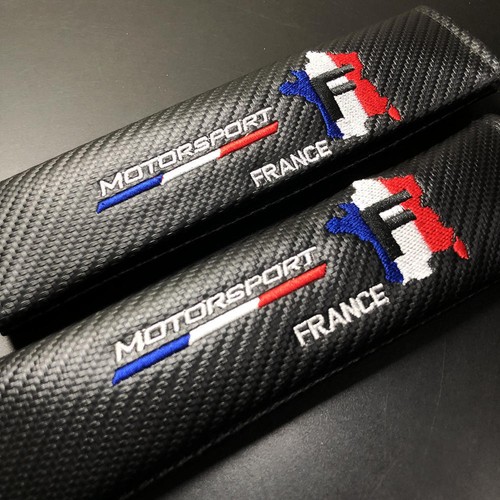 2 piezas Cubierta para cinturón de seguridad de automóvil VIP Motor Sport Italia fibra de carbono carreras - Imagen 4 de 10