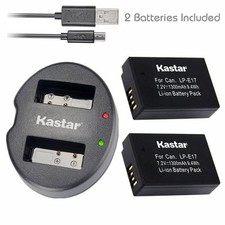 LPE17 Battery  Dual USB Charger for Canon EOS 77D 750D 760D 800D 8000D M3 M5 M6