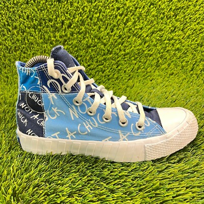Converse UNT1TL3D High Not a Chuck Boys Size 4Y Blue Athletic Shoes Sneakers