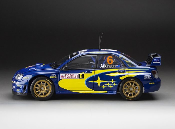 ミニカー Sun Star Rally Collectibles Subaru 1:18 1/18 Sunstar 1997 Subaru Impreza 555 #8 P.Bourne, G.Vincent