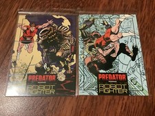 PREDATOR VS ROBOT FIGHTER PROMO CARDS WIZARD 1992 VALIANT