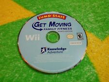JumpStart Get Moving Family Fitness Sports Edition Wii Game Disc