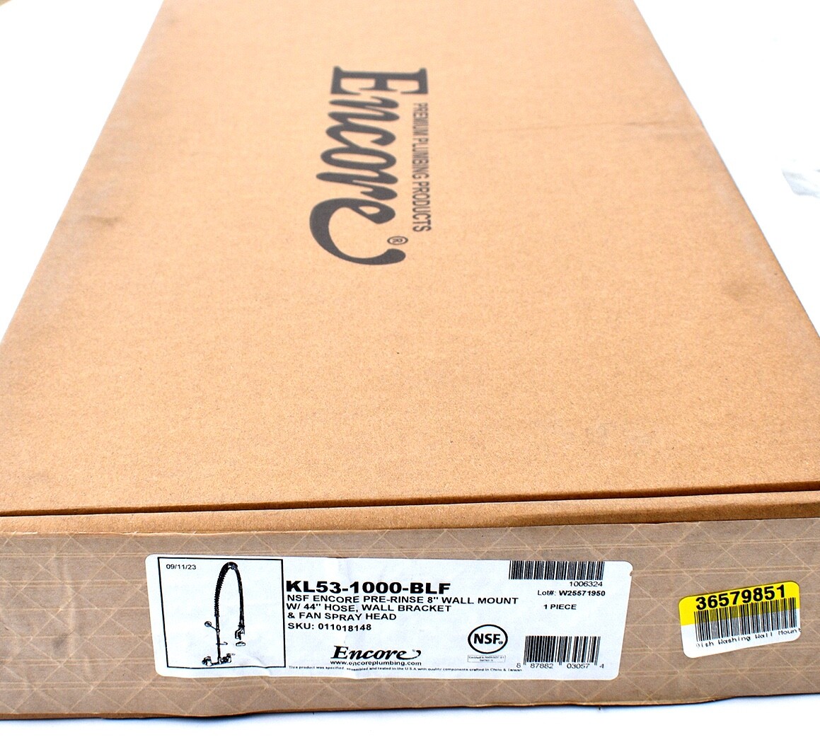 Encore Plumbing Pre-Rinse Assembly KL53-1000-BLF Commercial Dish Washing Faucet