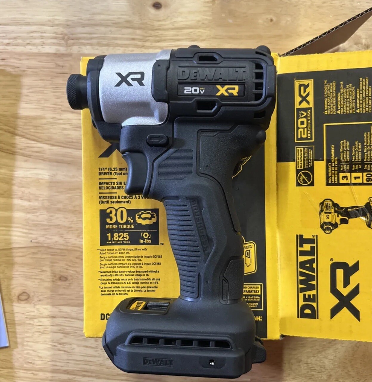 dcf845b Dewalt 3 Speed 1/4 Inch Impact Driver. Black | eBay