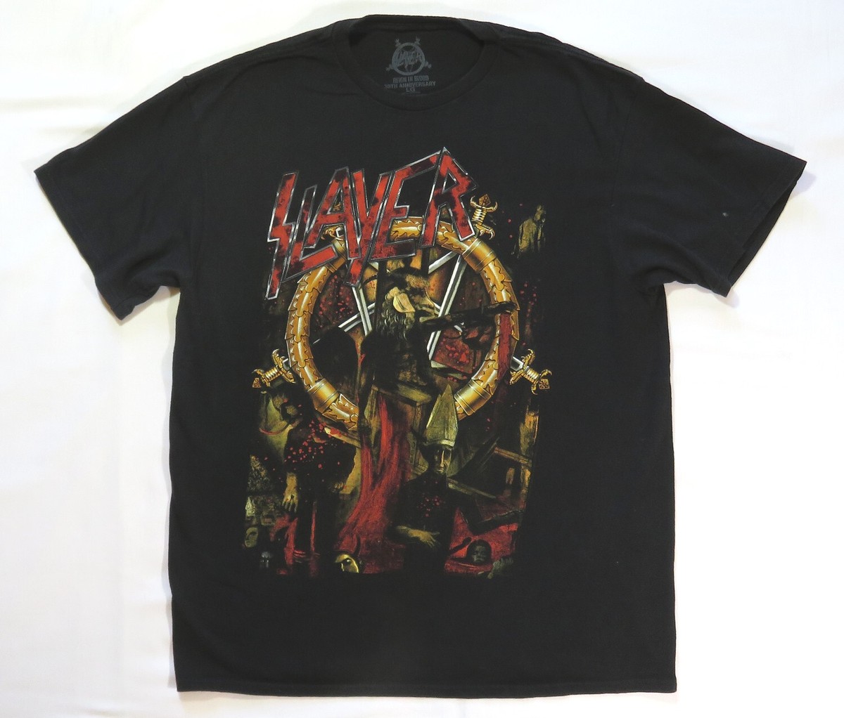 Slayer Reign in Blood 30周年記念Tシャツ Slayer T Shirt Reign In Blood 30th Anniversary 1986-2016 LP