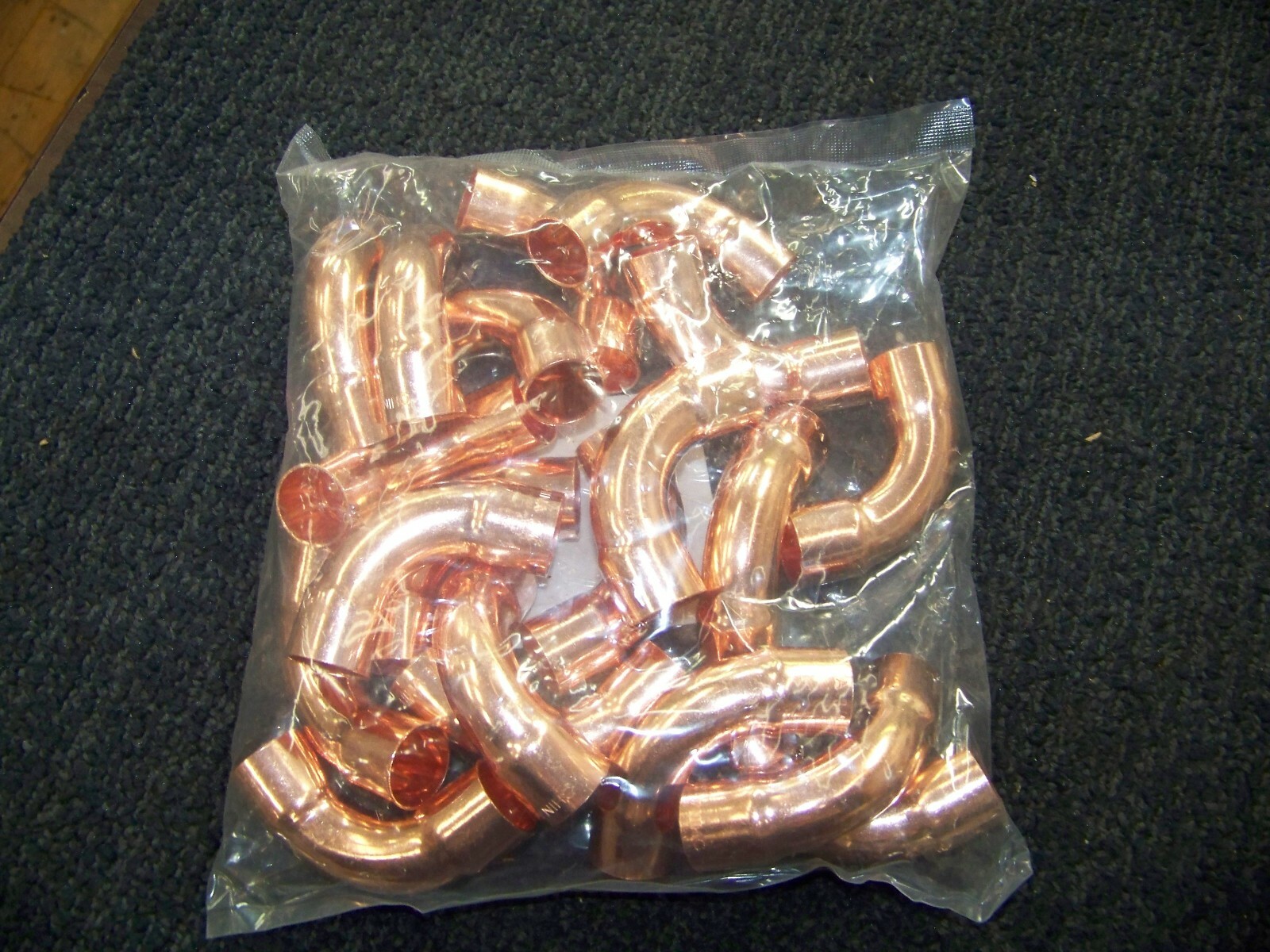Bramec Copper Fitting 90 Degree Long Elbow CXC 3/4" OD 5/8" ID Lot of 20 10122
