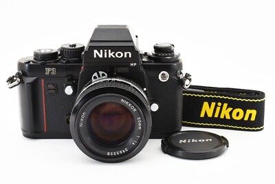 OPT MINT] Nikon F3 HP SLR Film Camera Ai 50mm F1.4 Lens From Japan
