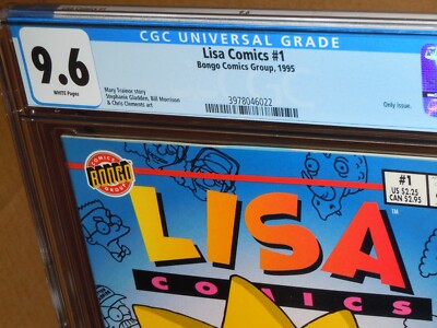 Lisa Comics #1 CGC 9.6 Bongo Comics 1995 Simpsons Matt Groening