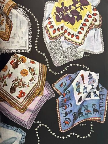 Star 128 CC 311 Crochet Doilies & Handkerchief Edgings Beaded Pineapple Floral+ - Picture 3 of 14