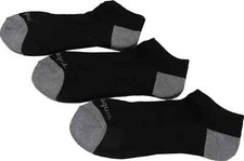 Timberland Black 3 Pair Basic No Show Socks M...