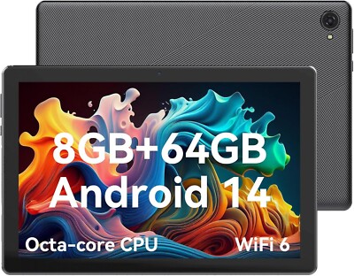 kotsren Android Tablet, 10 Zoll Tablet, Octa Core Prozessoren, 1280 * 800 IPS HD