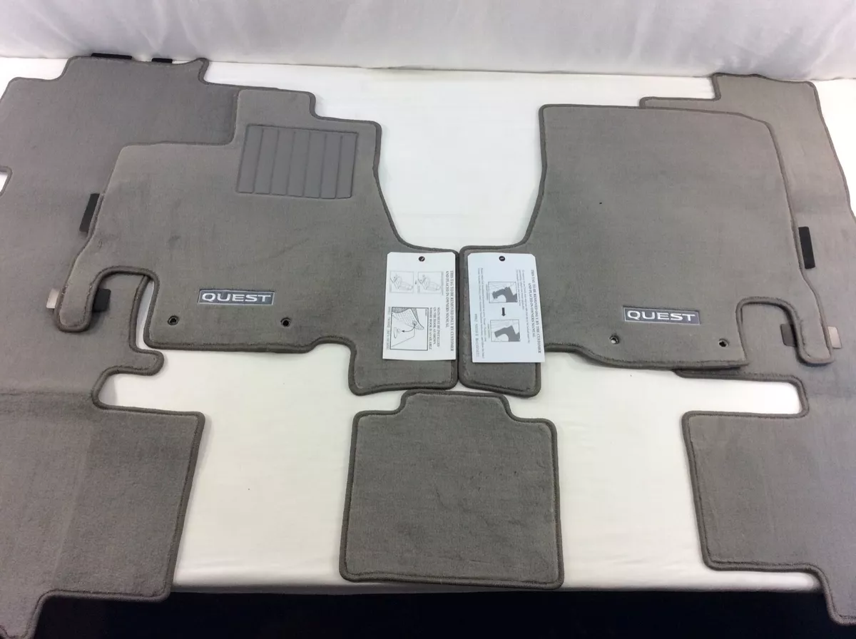 999E2-NX010 - Nissan Quest Floor Mats 5-Piece Set NEW OEM - 999E2NX010 999E2-NX010 - Nissan Quest Floor Mats 5-Piece Set NEW OEM - 999E2NX010