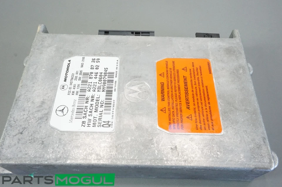 07-09 MERCEDES-BENZ S550 E350 E550 COMMUNICATION CONTROL MODULE A2218708726 OEM - Image 2 of 4