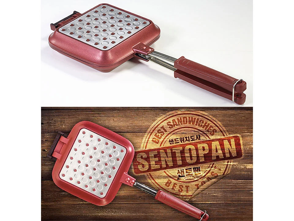 Easy Sandwich Maker Pan Toaster Double Side Pressure Nonstick Grill Press Pan
Opens in a new window
