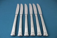 6 Dinner Knives Hollow Lenox ETERNAL GLOSSY 18/8 Stainless Korea 9 1/8"