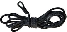Double Braid Anchor Line - 3/8" X 200' - BLACK / USA Made / Non-Fading