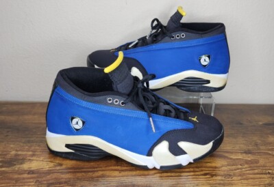 2015 Nike Air Jordan 14 XIV Laney  Royal/Black/Maize 807511-405 Men's 9