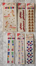 Vintage Mrs Grossman's Sticker LOT Includes 6 Packs With A Total Of 17 Sheets