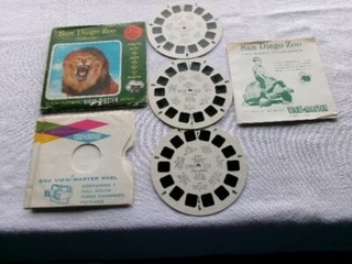 Vintage 1955 View Master San Diego Zoo (A173 )Vacationland Series 214 A B C