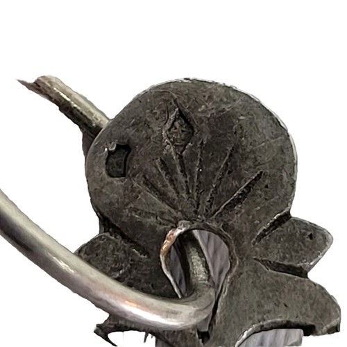 05K20 ANCIEN CHAPELET XVIIIe + PERLES ARGENT MASSIF PRIERES RELIGION SAINTE ANNE - Photo 7 sur 12