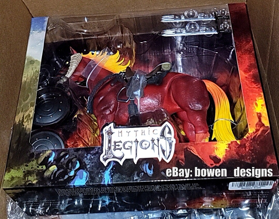 Mythic Legions AETHON & ARETHYR Fire Demon Horse Action