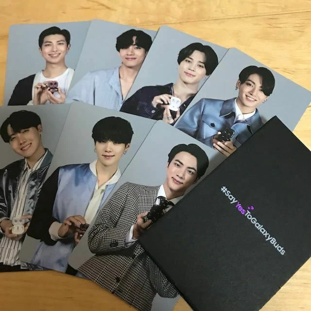 BTS Samsung Galaxy Buds Live Say Yes Official Photo Card Limited Edition