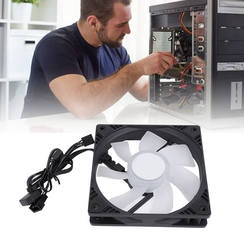 PC Case Fan Reverse 120mm 4PIN PWM 5V ARGB MFDB Hydraulic Bearing 150 Kit - Picture 17 of 30