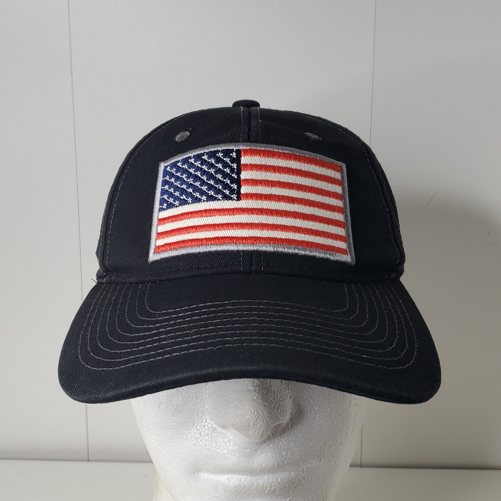 USA  Flag Embroidered Patch Baseball Cap Snapback… - image 2