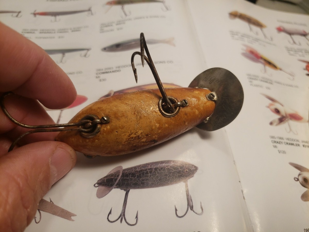 Antique 1920 Heddon Baby Crab Wiggler 3 1/8 Antique 1920 Heddon Baby Crab Wiggler 3 1/8