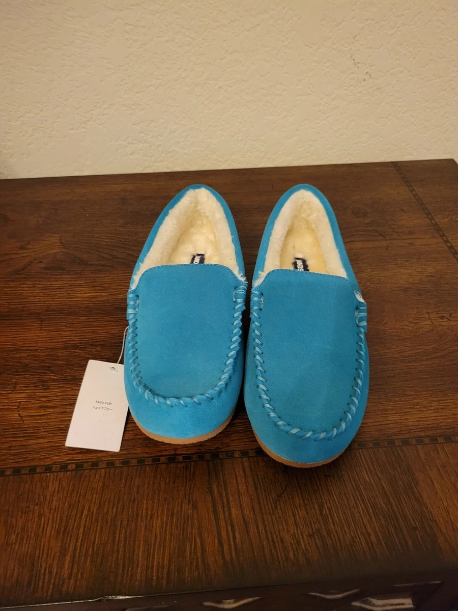 Ladies sales suede slippers