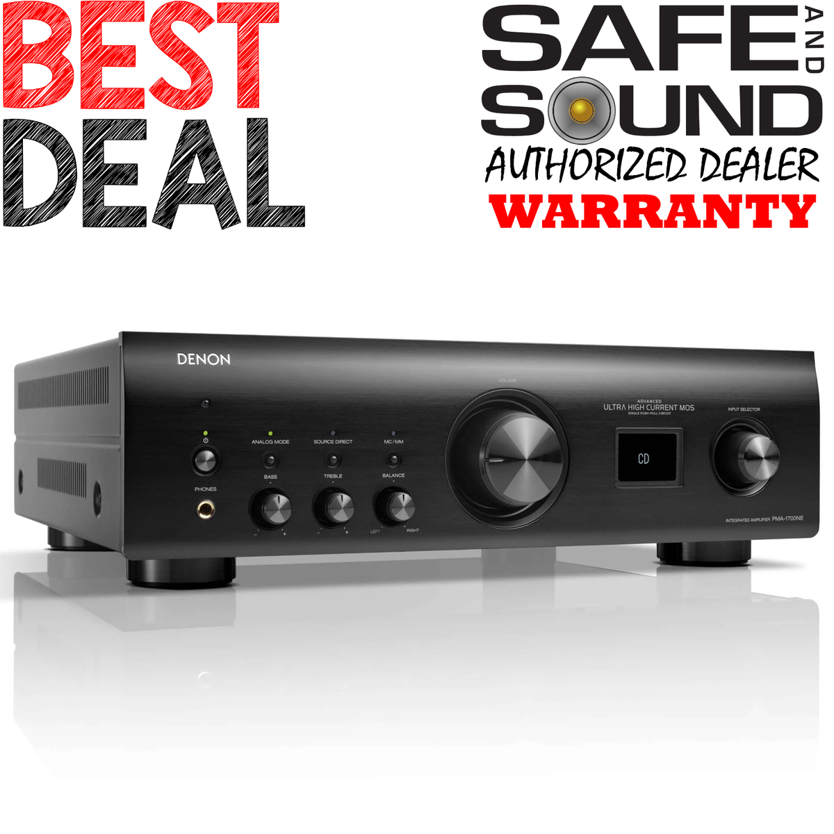 DENON PMA-1700NE Integrated Amplifier WITH DAC | eBay