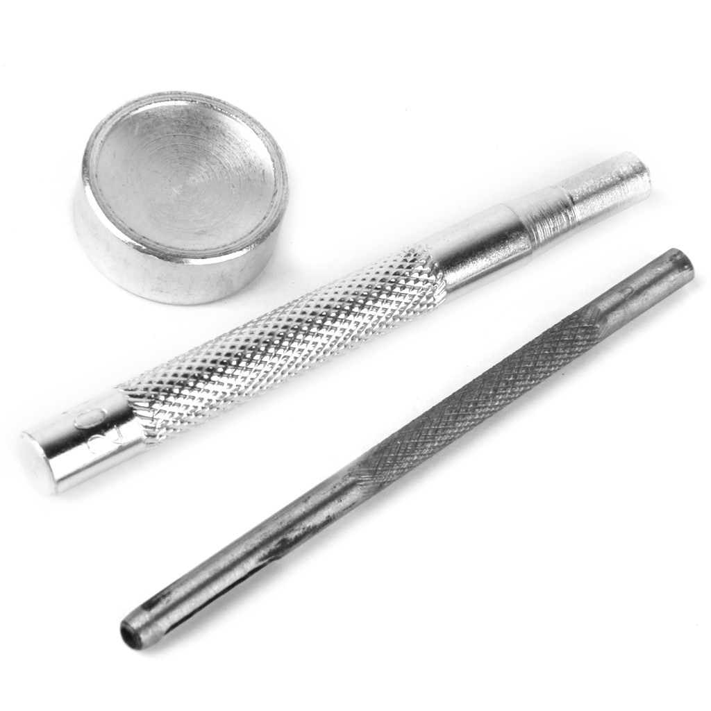 Die Punch Tool Set For 1520mm Popper Snap Fasteners Press Studs Button