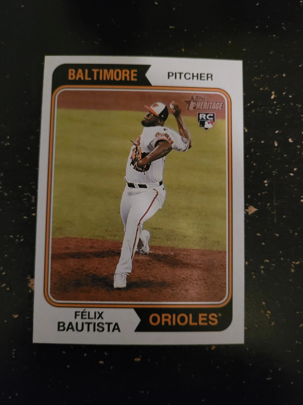 Flix Bautista trading card