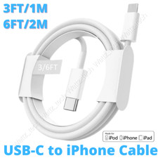 20W PD Fast Charger USB C Cable For Apple iPhone 14 13 12 Pro iPad Charging Cord