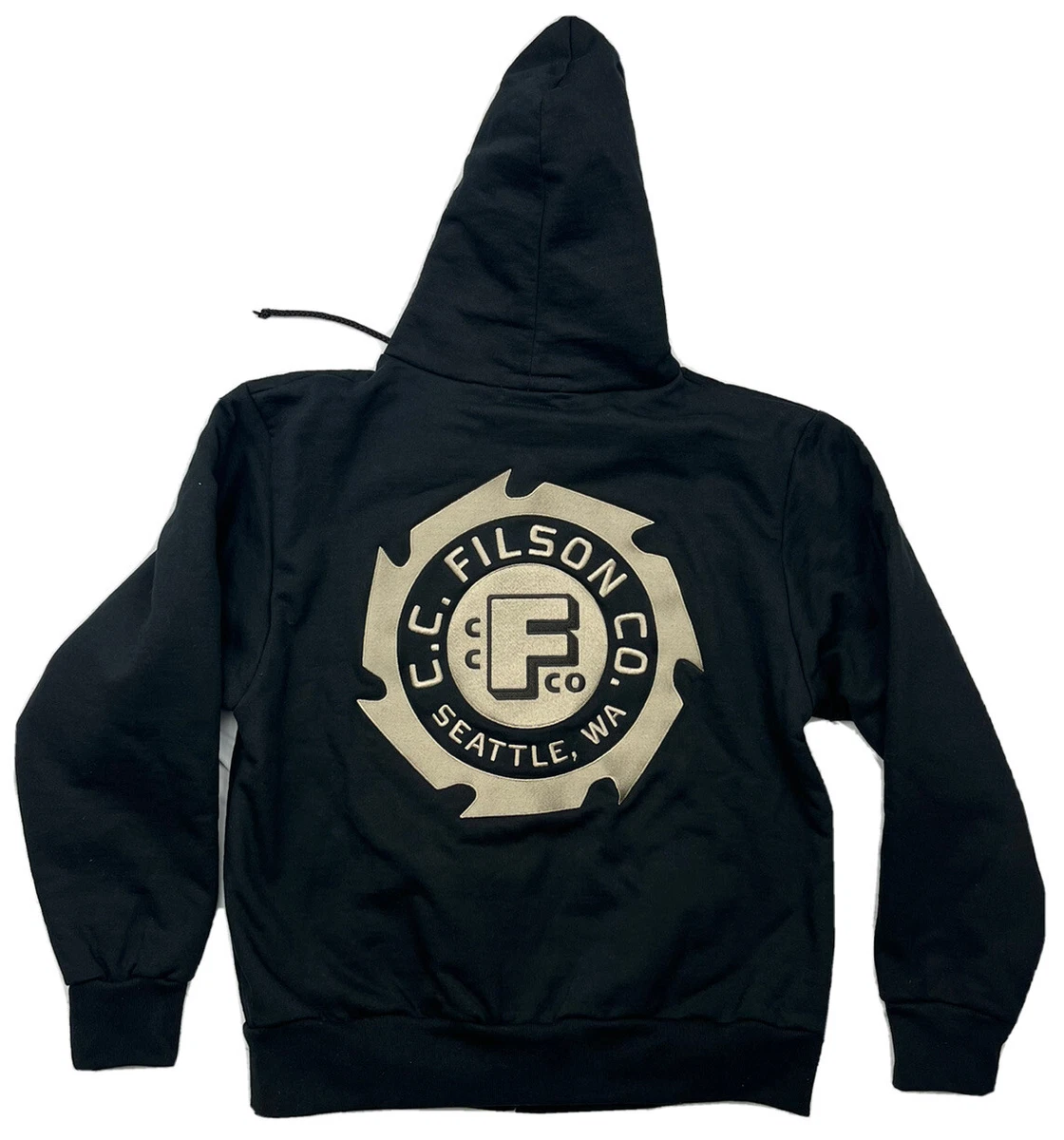 Filson Saw Blade Zip Hoodie 20095840 Waffle Thermal Lined Heavy MADE IN USA  | eBay