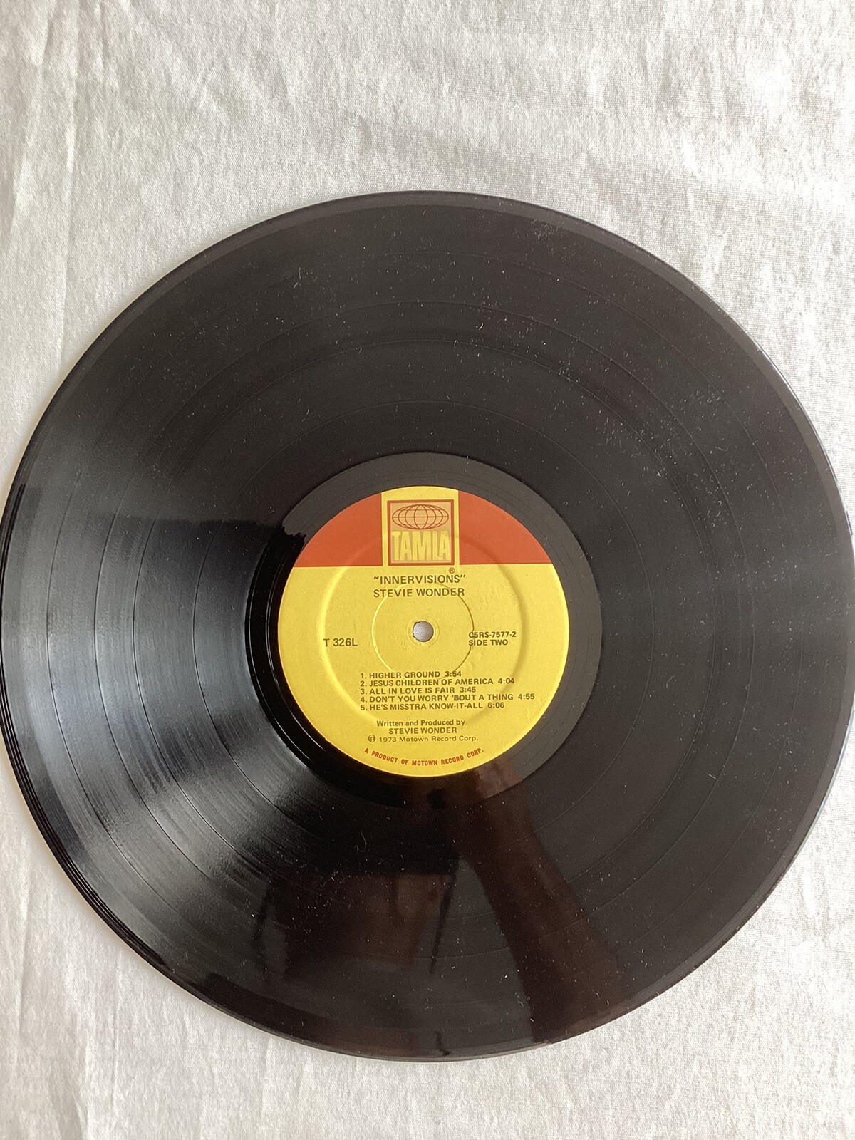 Stevie Wonder Innervisions Vinyl LP “RECORD SKIPS ON HIGHER GROUND” eBay