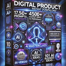 MASTER ChatGPT NOW !  20 videos 101 Business Ideas + 25000 PROMPTS+ Niche Ideas