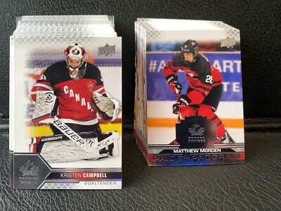 2022 UD Team Canada Juniors Hockey YOU PICK from List (1-150) FREE COMBINED SHIP