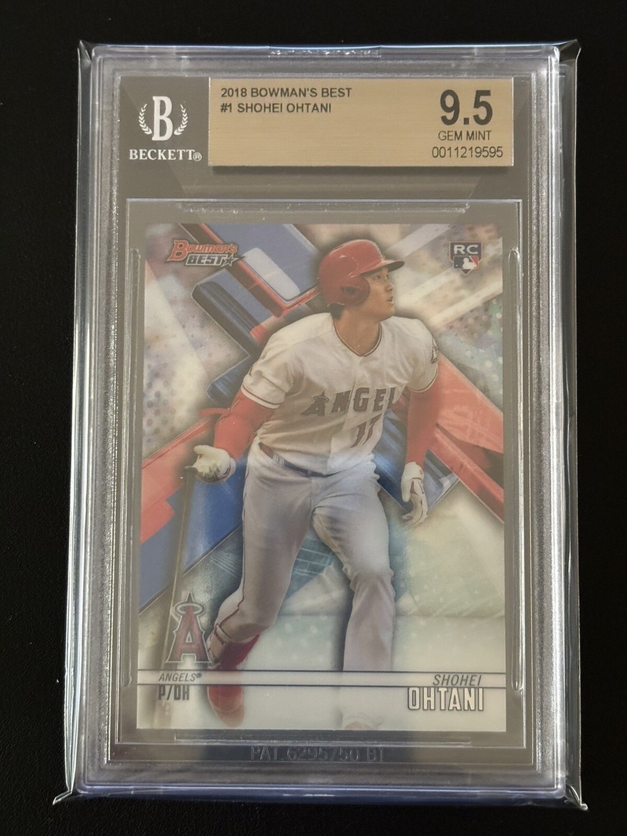 2018 Bowman's Best Shohei Ohtani Rookie Card BGS 9.5 GEM MINT