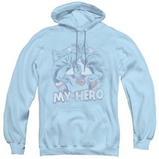 SUPERMAN MY HERO Licensed Adult Hooded Sweatshirt Hoodie SM-3XL