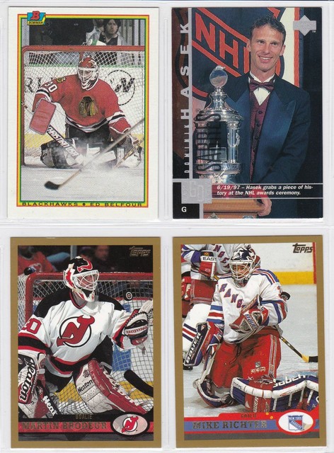 1990 Bowman 7 Ed Belfour Rookie Card W Hasek Brodeur Richter 