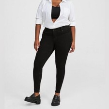 Torrid Women's High Rise Premium Stretch Bombshell Skinny Jeans Black Size 22S