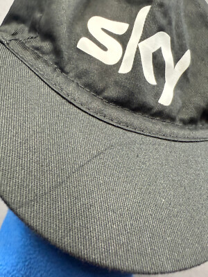 Rapha Sky Team Cycling Black Cap Hat | eBay