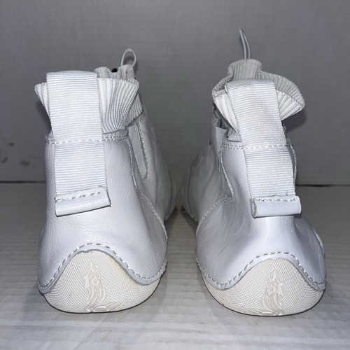 Clohoo Shoes High Top Leather Sneakers Mens Size 46 Beige White 13 US - Picture 3 of 8