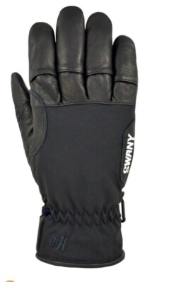 NEW! Swany FX-11M Pro X Ski Snowboard Gloves black mens Size Large